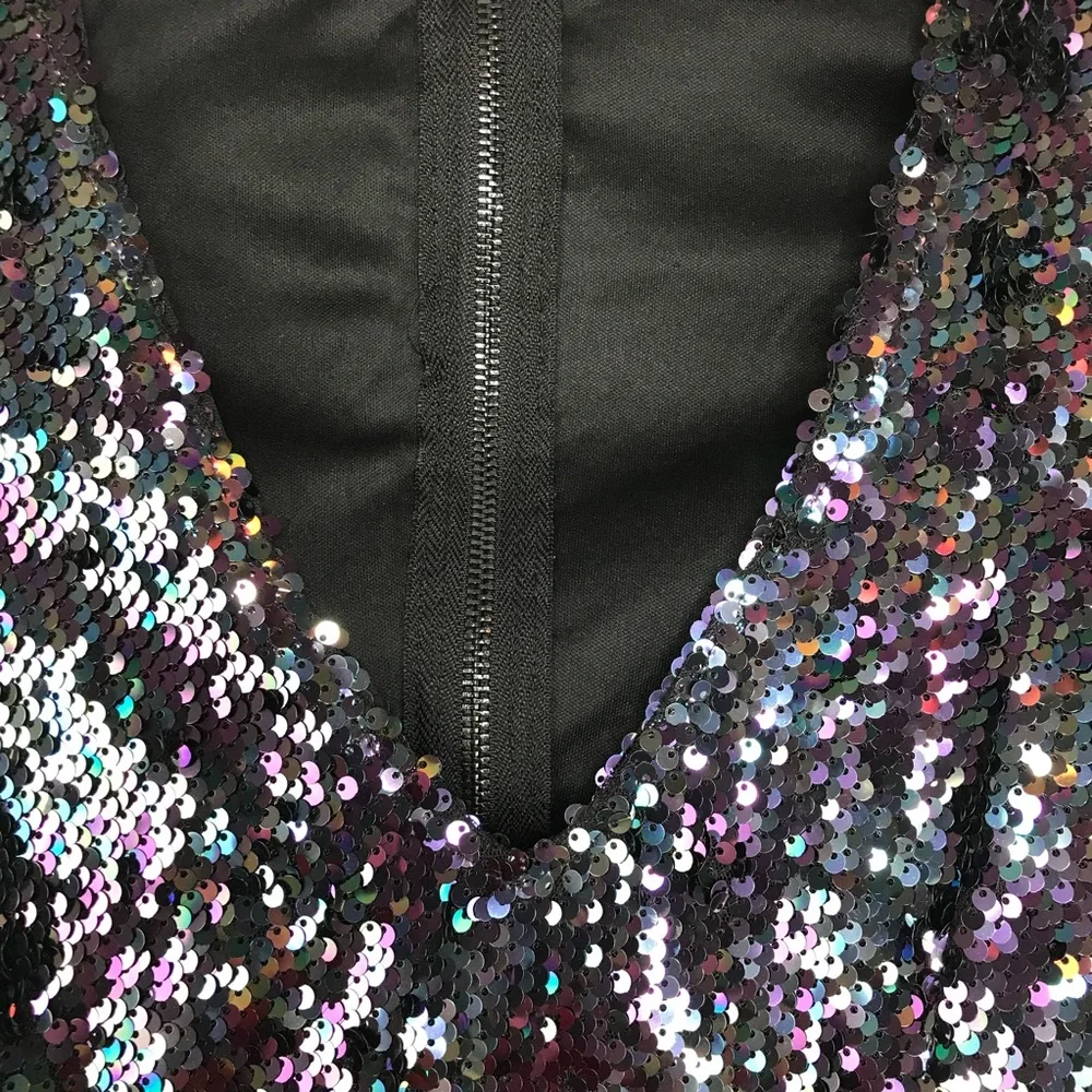 Lulus Lookin' Slick Sequin‎ Bodycon Dress NWT (XS)